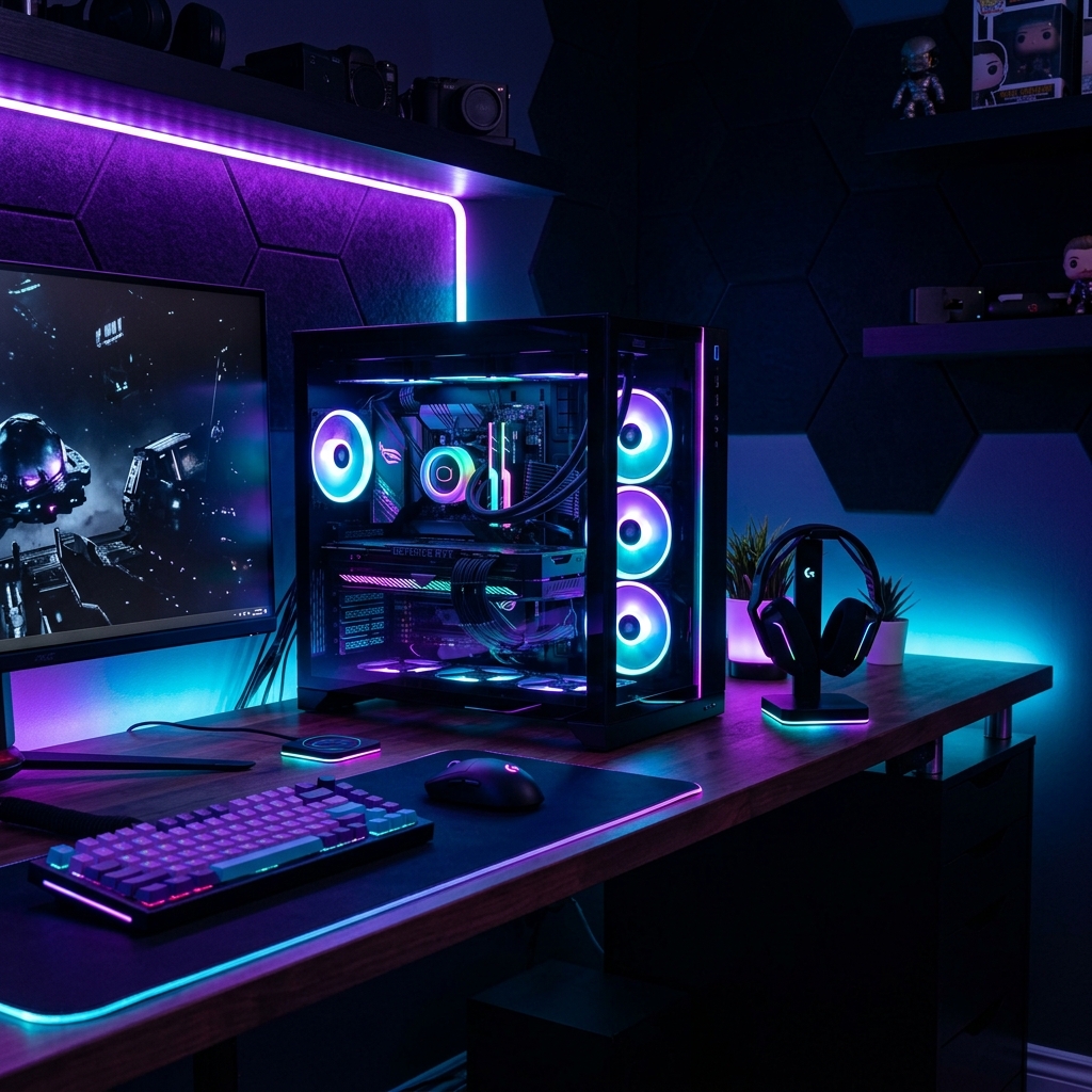 Custom RGB Lighting and Room Illumination